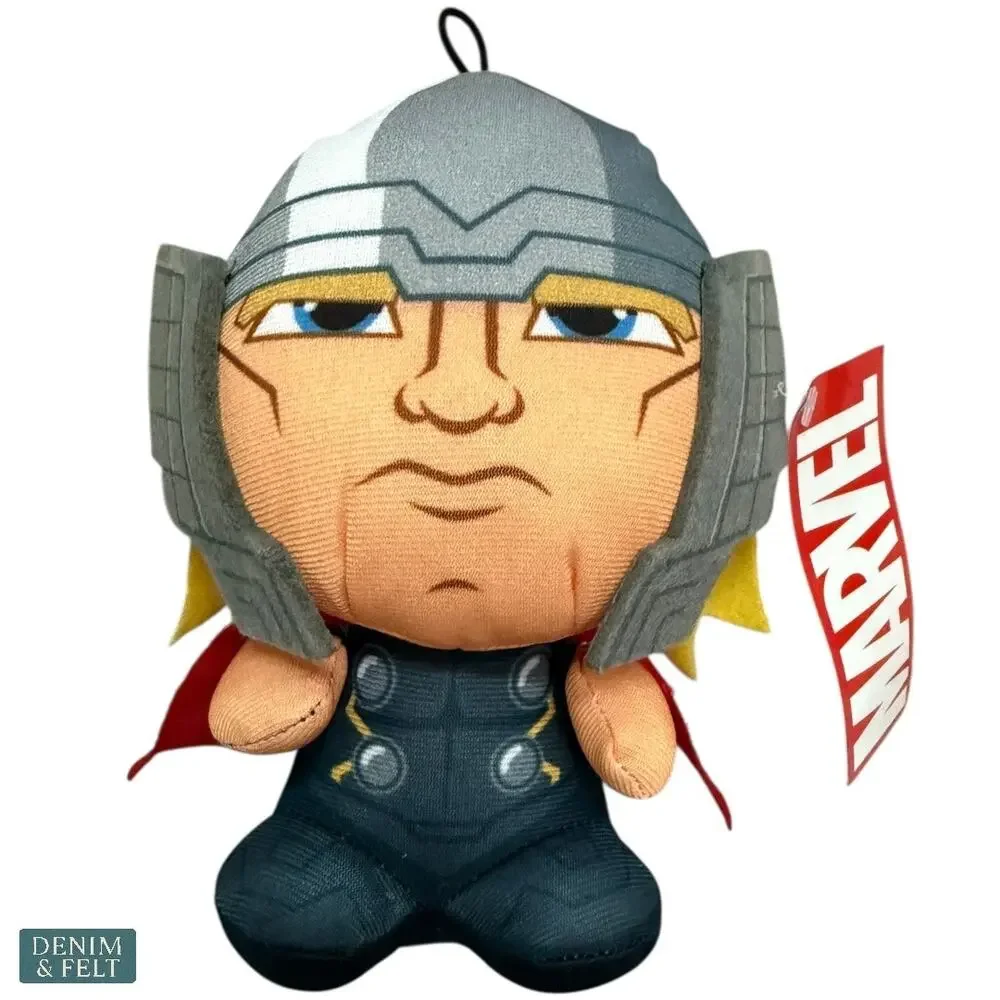 NEW Marvel Thor‎ Plush 7” Soft Stuffed Toy Superhero Collector Gift Kids Cute